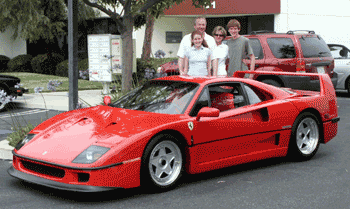 365 GTB/4 Engine in Car